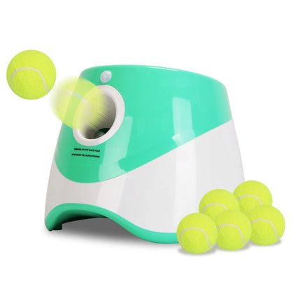 Automatic Dog Ball Launcher | 3 Distance Settings | Infrared Safety Sensor | 5H Battery | 6 Balls