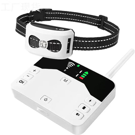 Wireless Dog Fence & Training Collar | IP65 Waterproof | 300m Range | Rechargeable | For 1 or 2 Dogs