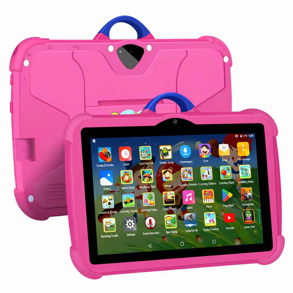 Kids Android Tablet | 4GB RAM | 64GB | Android 13 | Shockproof Case & Kickstand | 4 Colours