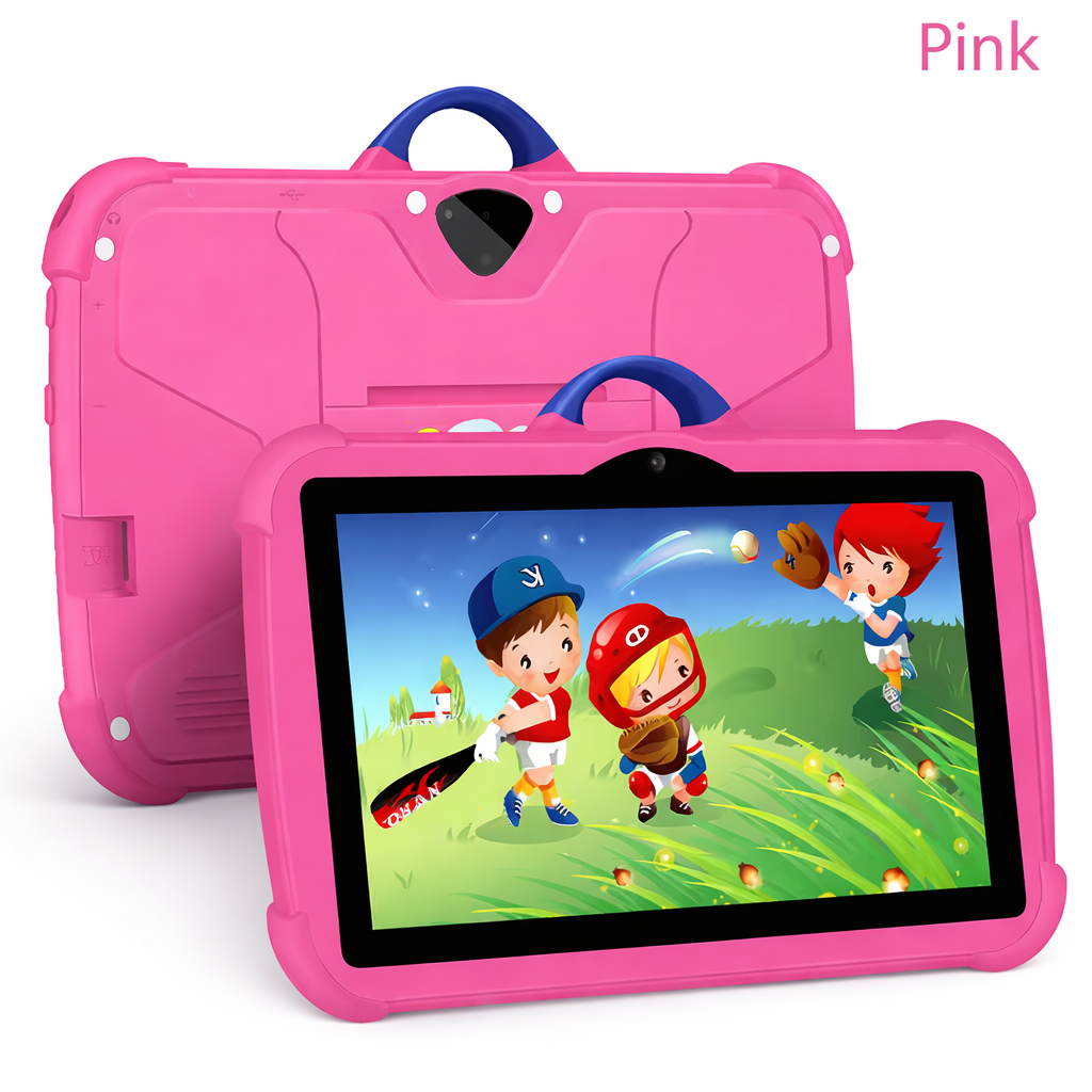 Kids Android Tablet | 4GB RAM | 64GB | Android 13 | Shockproof Case & Kickstand | 4 Colours