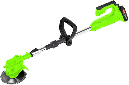 Cordless Grass Trimmer | 24V Motor | 6-Inch Blade | Telescopic Shaft