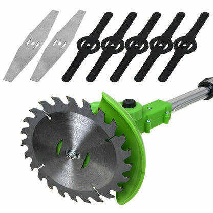Cordless Grass Trimmer | 24V Motor | 6-Inch Blade | Telescopic Shaft