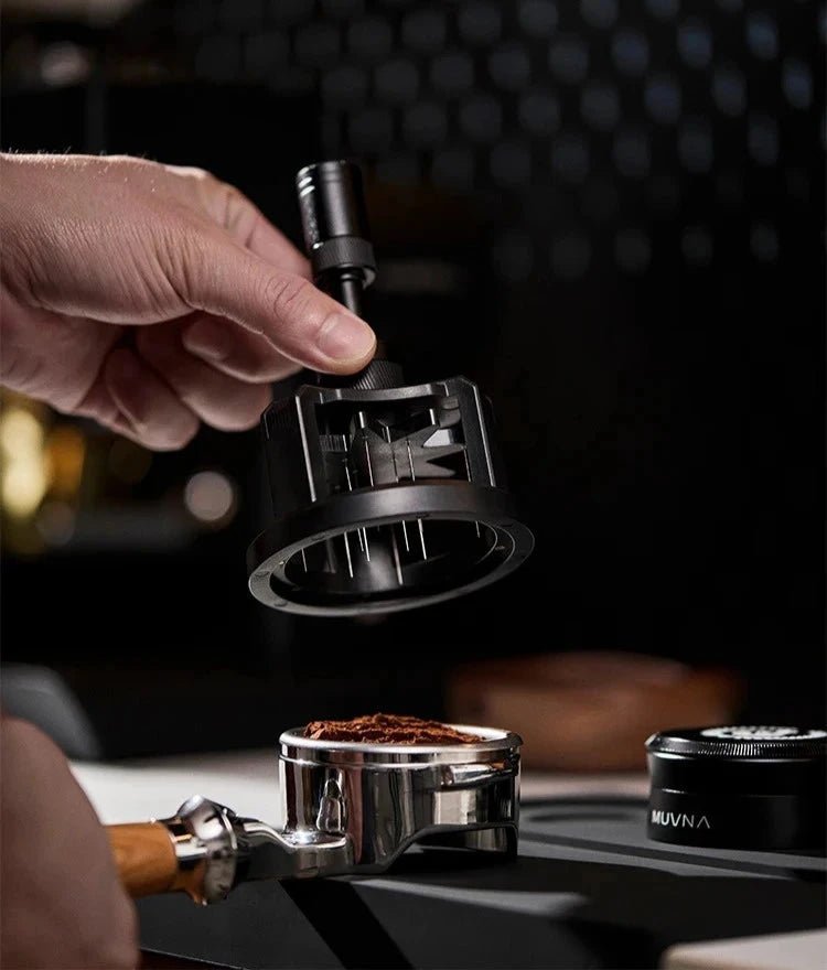 WDT Espresso Stirrer | Stainless Steel SUS304 | 0.25mm Needles | 51mm, 53mm & 58mm Dosing Ring