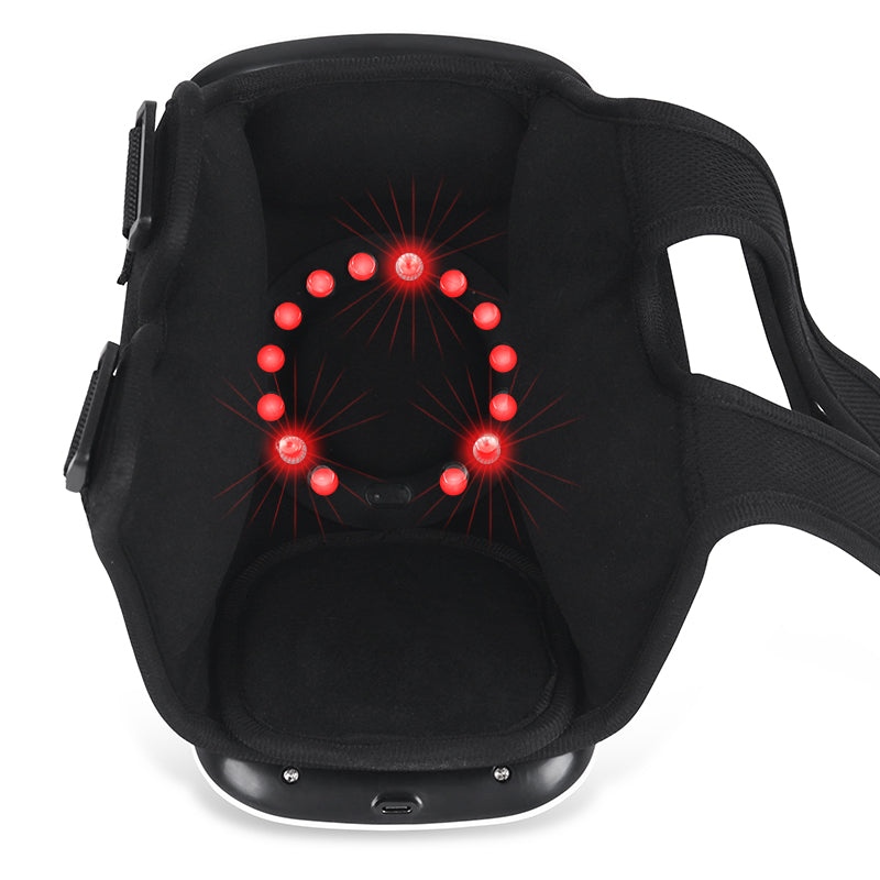 Knee Massager | Air Compression | Heat & Red Light Therapy | USB Rechargeable | Multi-Area