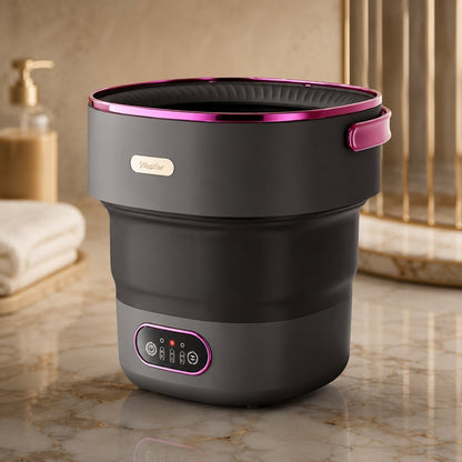 Foldable Washing Machine | 5 Wash Modes | Delicate Fabrics | 40dB | Compact & Portable