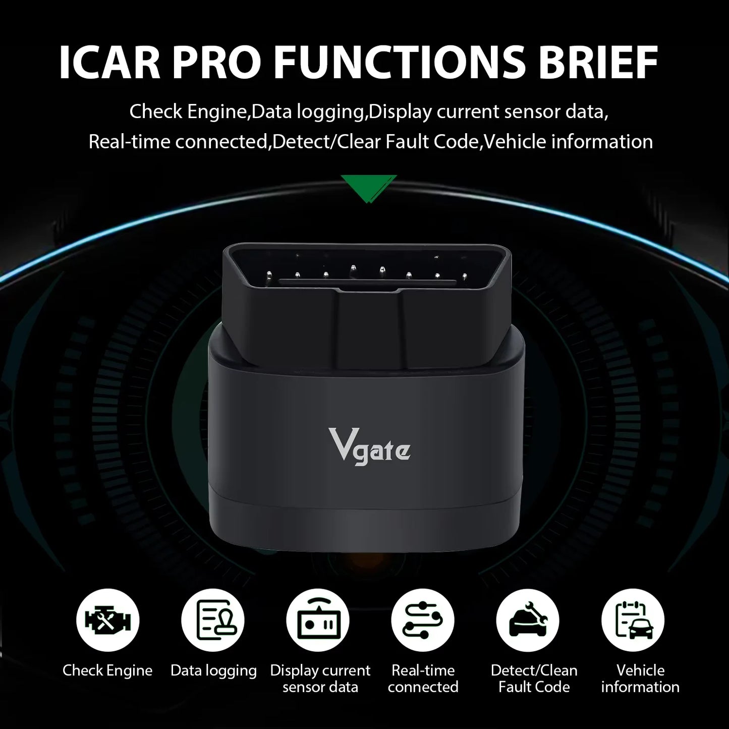 2026 NEW Vgate iCar Pro 2S ELM327 Bluetooth 5.2 V2.3 Car OBD Scanner Upgraded EV Auto Diagnostic Tool BimmerCode for IOS Android