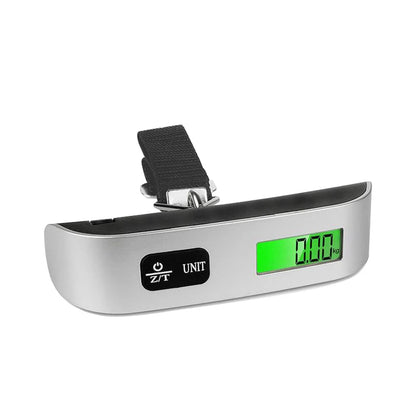 Digital Luggage Scale | 50kg Capacity | 50g Accuracy | LCD Display | Belt & Hook Style