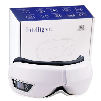 Eye Massager | 6D Airbag Compression | Bluetooth Music | 4 Modes | 1200mAh