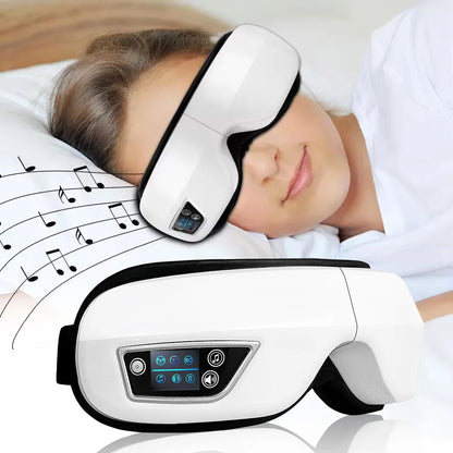 Eye Massager | 6D Airbag Compression | Bluetooth Music | 4 Modes | 1200mAh