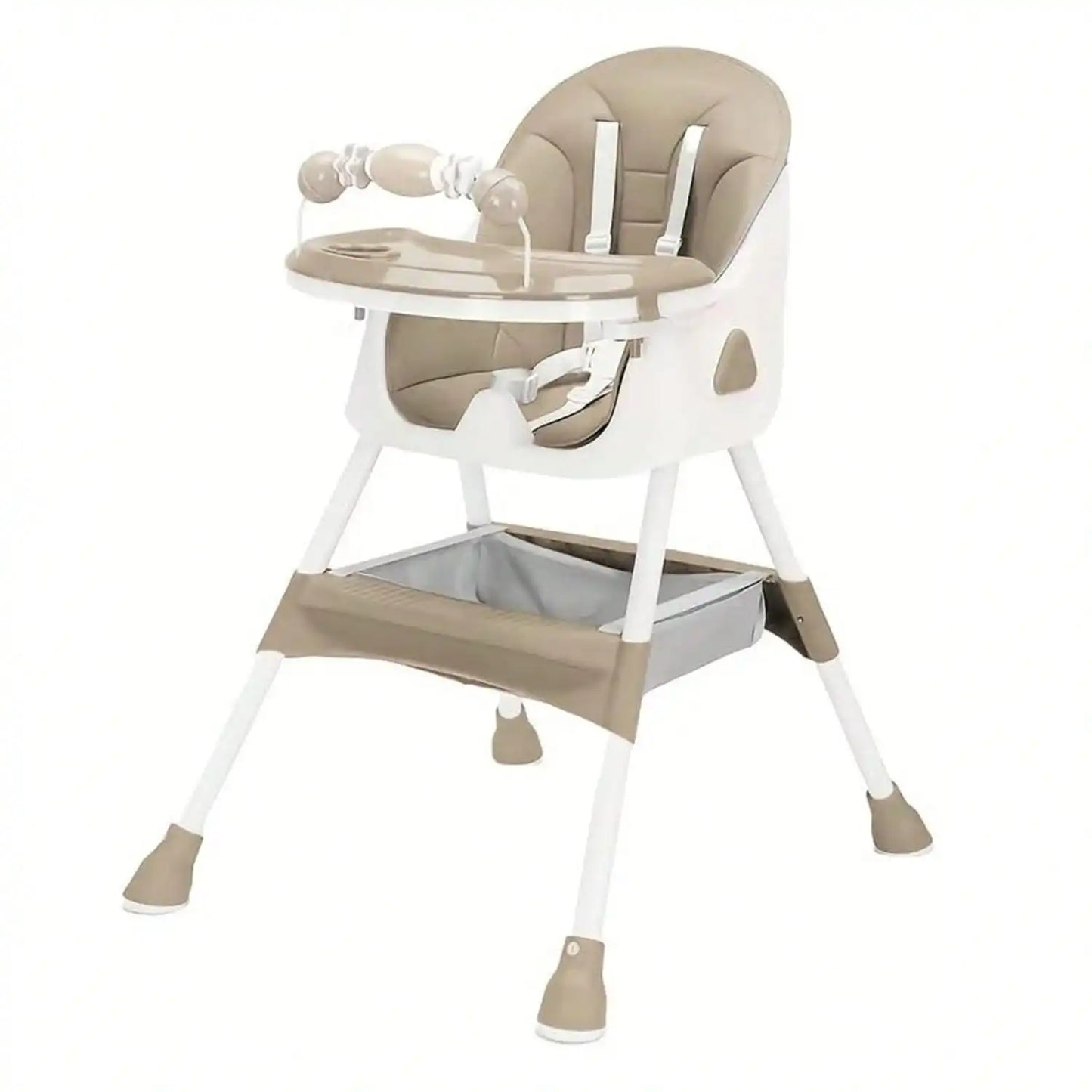 Baby High Chair | 3-in-1 Foldable Design | Adjustable With Safety Belt