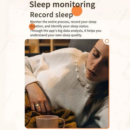 Smart Ring | Heart Rate & SpO2 Tracking | Sleep Monitor | Resin | Sizes 9-14 | 3 Colours