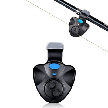 Fishing Bite Alarm | Electronic Buzzer Alert | Night Fishing | Camping | Black