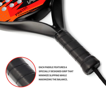 Carbon Fibre Padel Racket | Professional Design | Paddle Tennis Racket