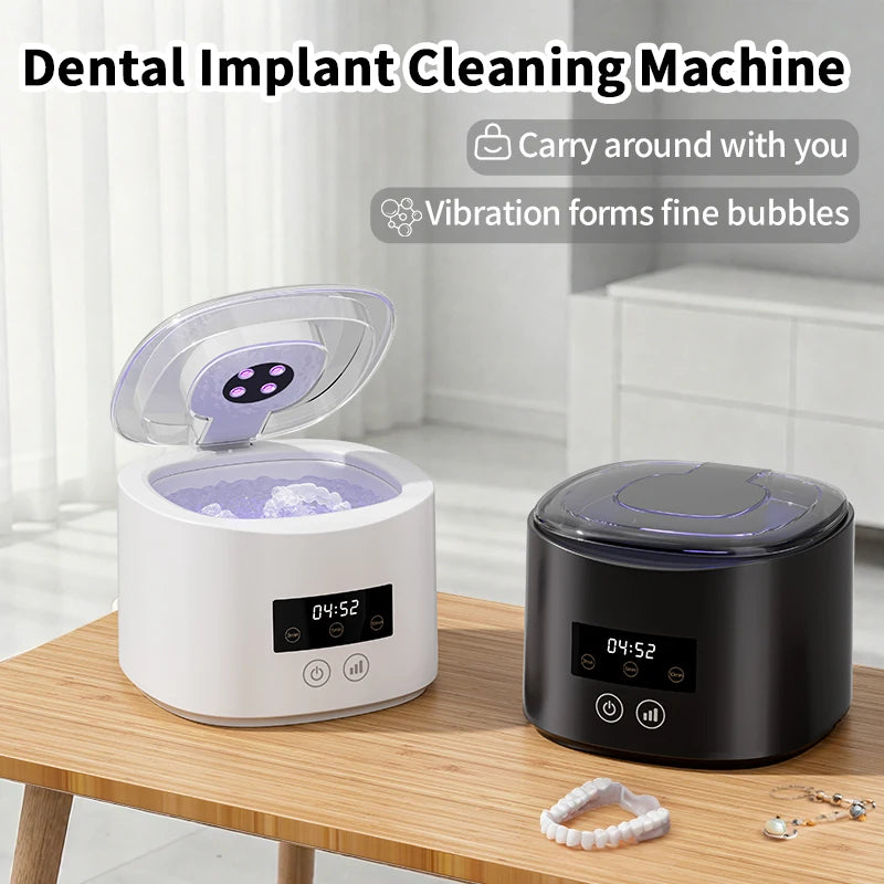 Ultrasonic Cleaner | 50kHz | USB Rechargeable | Braces, Retainers, Dentures & Jewellery