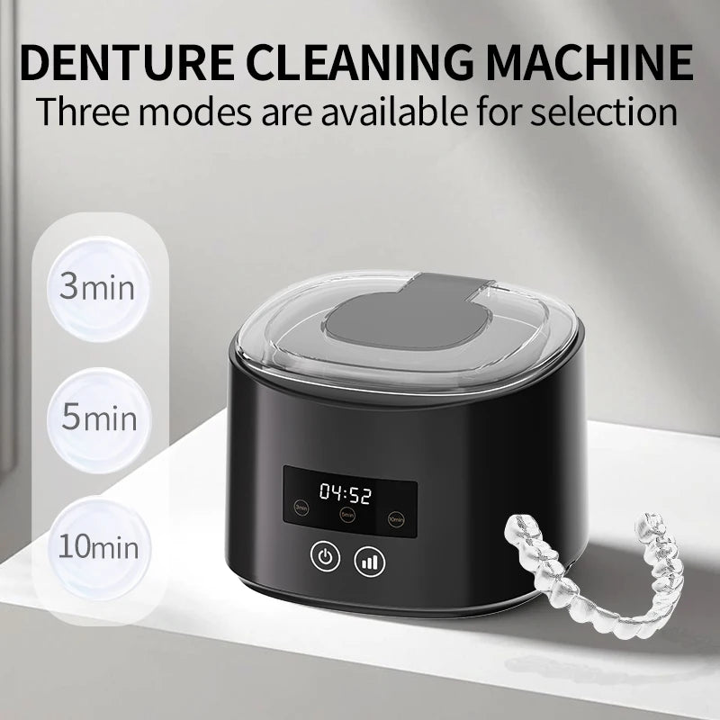 Ultrasonic Cleaner | 50kHz | USB Rechargeable | Braces, Retainers, Dentures & Jewellery