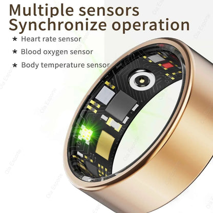 Smart Ring | Heart Rate & SpO2 Tracking | Sleep Monitor | Resin | Sizes 9-14 | 3 Colours