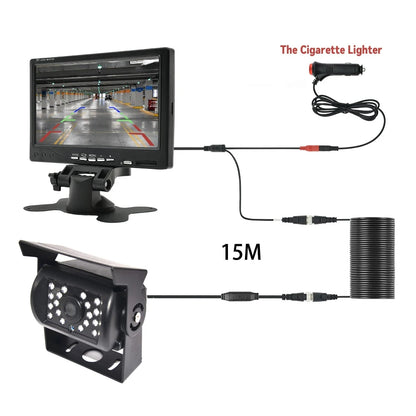 Universal Backup Car Rear view Camera with 4.3or 5 / 7 inch Monitor for Truck HD Screen LED Night Vision Waterproof Paking Bus