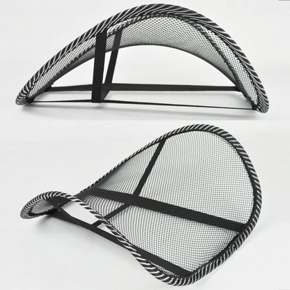 Mesh Back Support Cushion | Lumbar Brace | With or Without Massage Beads | Car, Office & Home