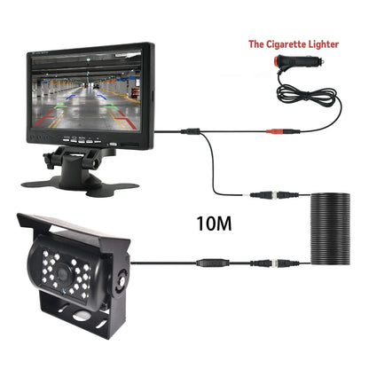 Universal Backup Car Rear view Camera with 4.3or 5 / 7 inch Monitor for Truck HD Screen LED Night Vision Waterproof Paking Bus