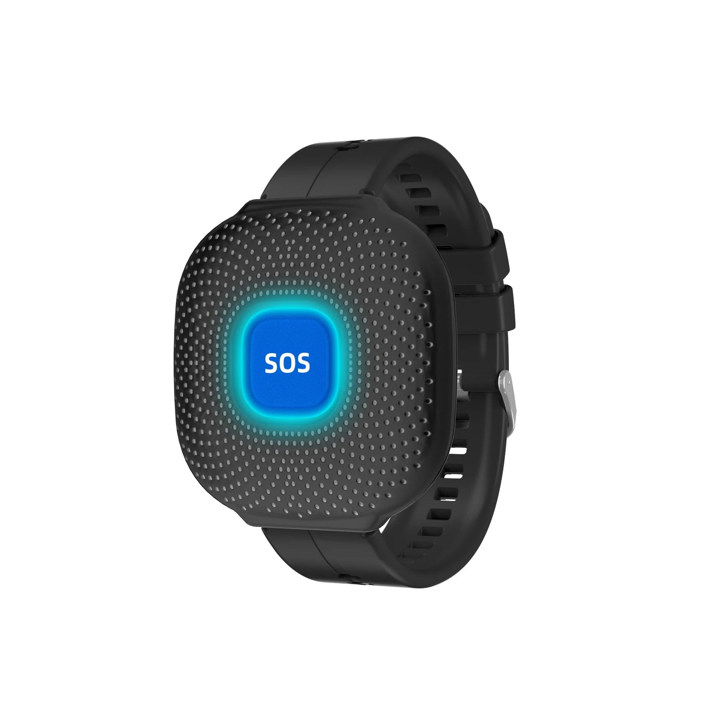 WiFi SOS Emergency Watch | App Push Alerts | USB Rechargeable | Waterproof | Black & White