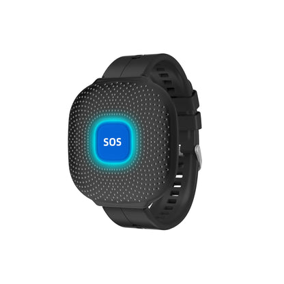 WiFi SOS Emergency Watch | App Push Alerts | USB Rechargeable | Waterproof | Black & White