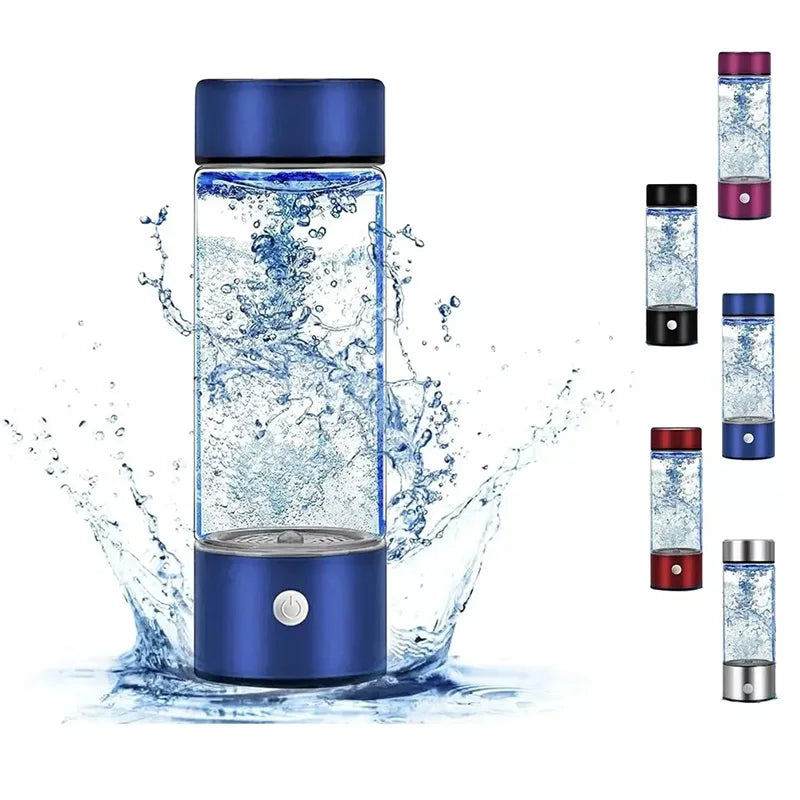 Hydrogen Water Bottle Ioniser | SPE/PEM Technology | USB Rechargeable | 5 Colours