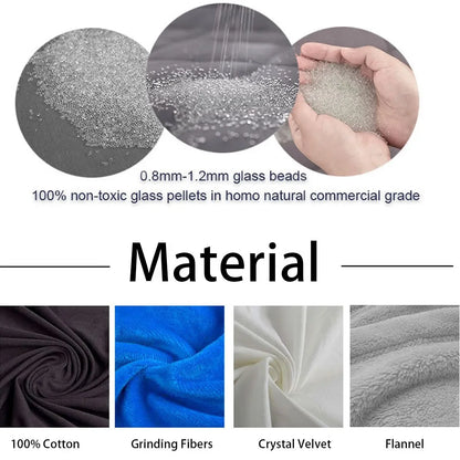 Weighted Blanket | 6 Sizes | Decompression Sleep Aid | Adults | Grey