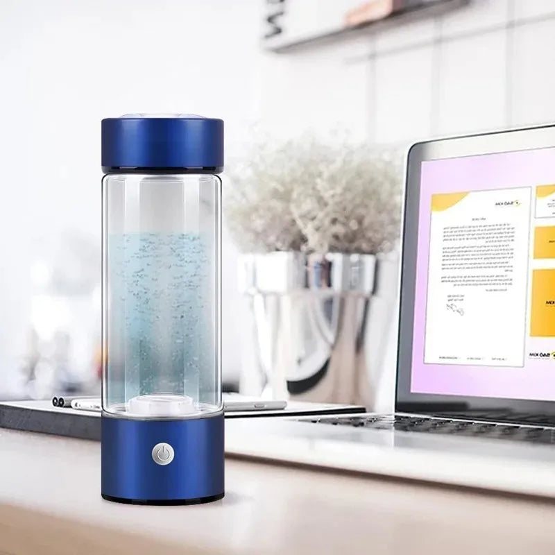 Hydrogen Water Bottle Ioniser | SPE/PEM Technology | USB Rechargeable | 5 Colours