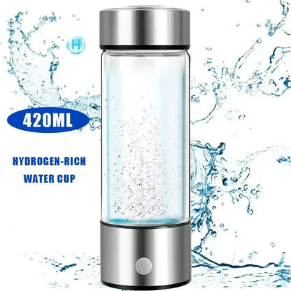 Hydrogen Water Bottle Ioniser | SPE/PEM Technology | USB Rechargeable | 5 Colours