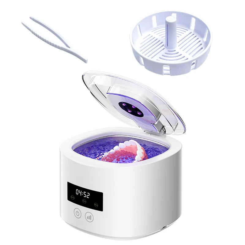 Ultrasonic Cleaner | 50kHz | USB Rechargeable | Braces, Retainers, Dentures & Jewellery