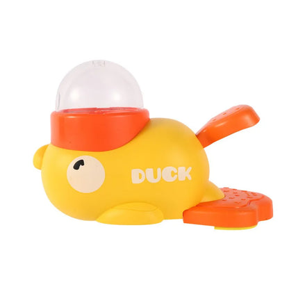 Interactive Duck Puzzle Feeder for Dogs & Cats | 3 Food Outlet Sizes | 12-20mm | Yellow