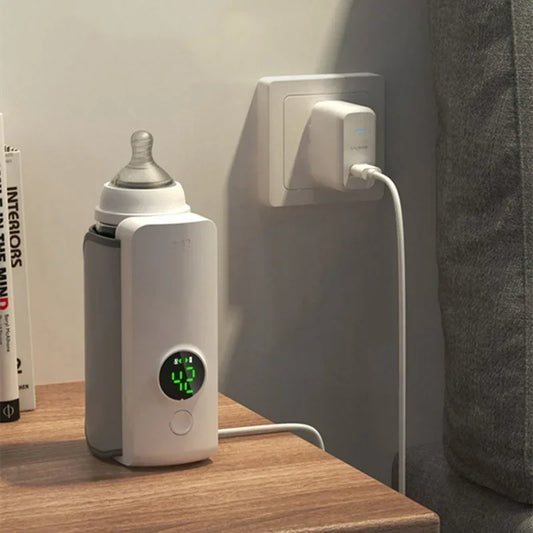 Portable Baby Bottle Warmer | Temperature Control | Travel-Friendly Design