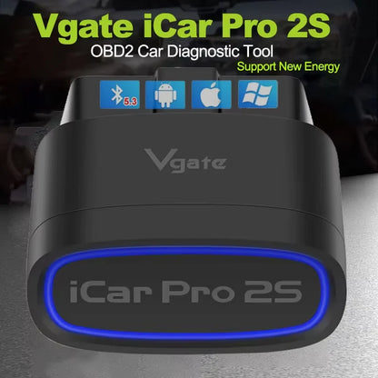 2026 NEW Vgate iCar Pro 2S ELM327 Bluetooth 5.2 V2.3 Car OBD Scanner Upgraded EV Auto Diagnostic Tool BimmerCode for IOS Android
