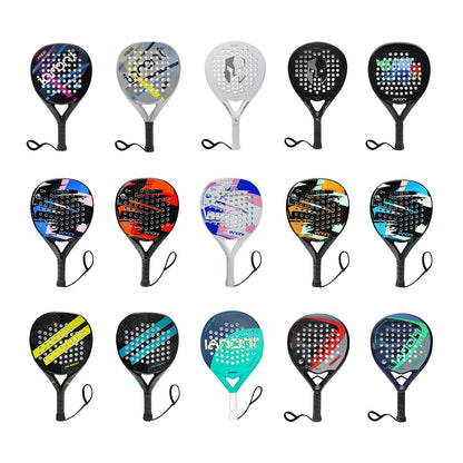 Carbon Fibre Padel Racket | Professional Design | Paddle Tennis Racket