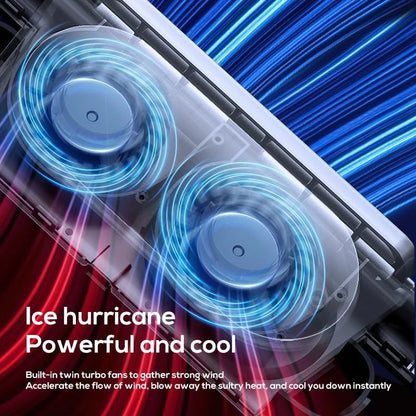 Car Seat Headrest Cooling Fan | 5V USB | 3 Speed | White & Black