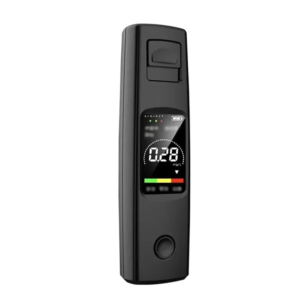 Digital Breathalyser | 0.000–0.199% BAC | High-Sensitivity Sensor | USB-C Rechargeable