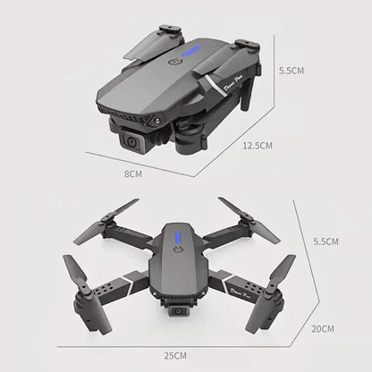 Mini Drone | 4K Ultra HD Camera | 30-Minute Battery | 100m Range | Black & White