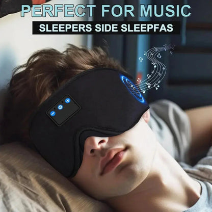 Bluetooth Sleep Mask | Built-In Headphones | 3D Contoured Comfort Fit