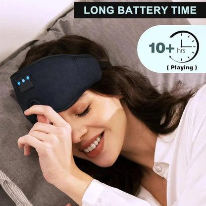 Bluetooth Sleep Mask | Built-In Headphones | 3D Contoured Comfort Fit