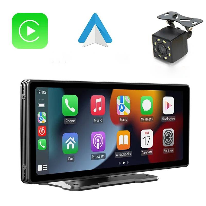 10.26-Inch Car Stereo Touchscreen | Wireless CarPlay & Android Auto | Backup Camera | Bluetooth