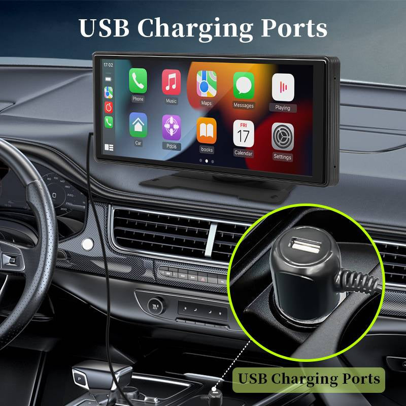 10.26-Inch Car Stereo Touchscreen | Wireless CarPlay & Android Auto | Backup Camera | Bluetooth