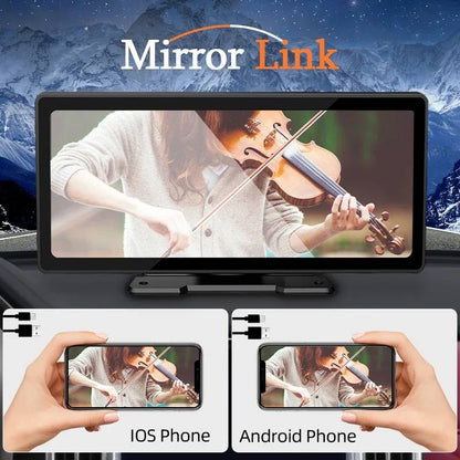 10.26-Inch Car Stereo Touchscreen | Wireless CarPlay & Android Auto | Backup Camera | Bluetooth