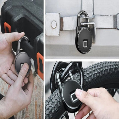 Fingerprint Padlock | Biometric & Bluetooth | IP65 | 10 Fingerprints | USB Rechargeable