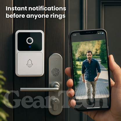 HD Video Doorbell | 1080p | Motion Alerts | Two-Way Audio | Wi-Fi | No Subscription