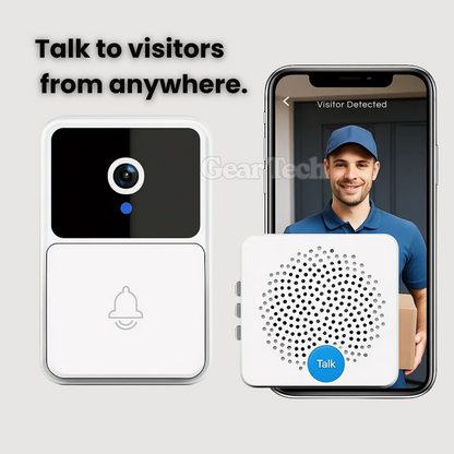 HD Video Doorbell | 1080p | Motion Alerts | Two-Way Audio | Wi-Fi | No Subscription