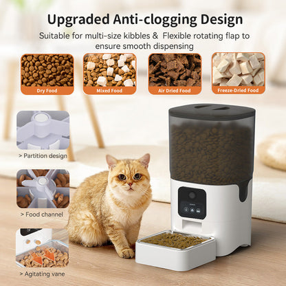 Automatic Pet Feeder | 6L | App Control | Alexa Compatible | Stainless Steel Tray | BPA-Free