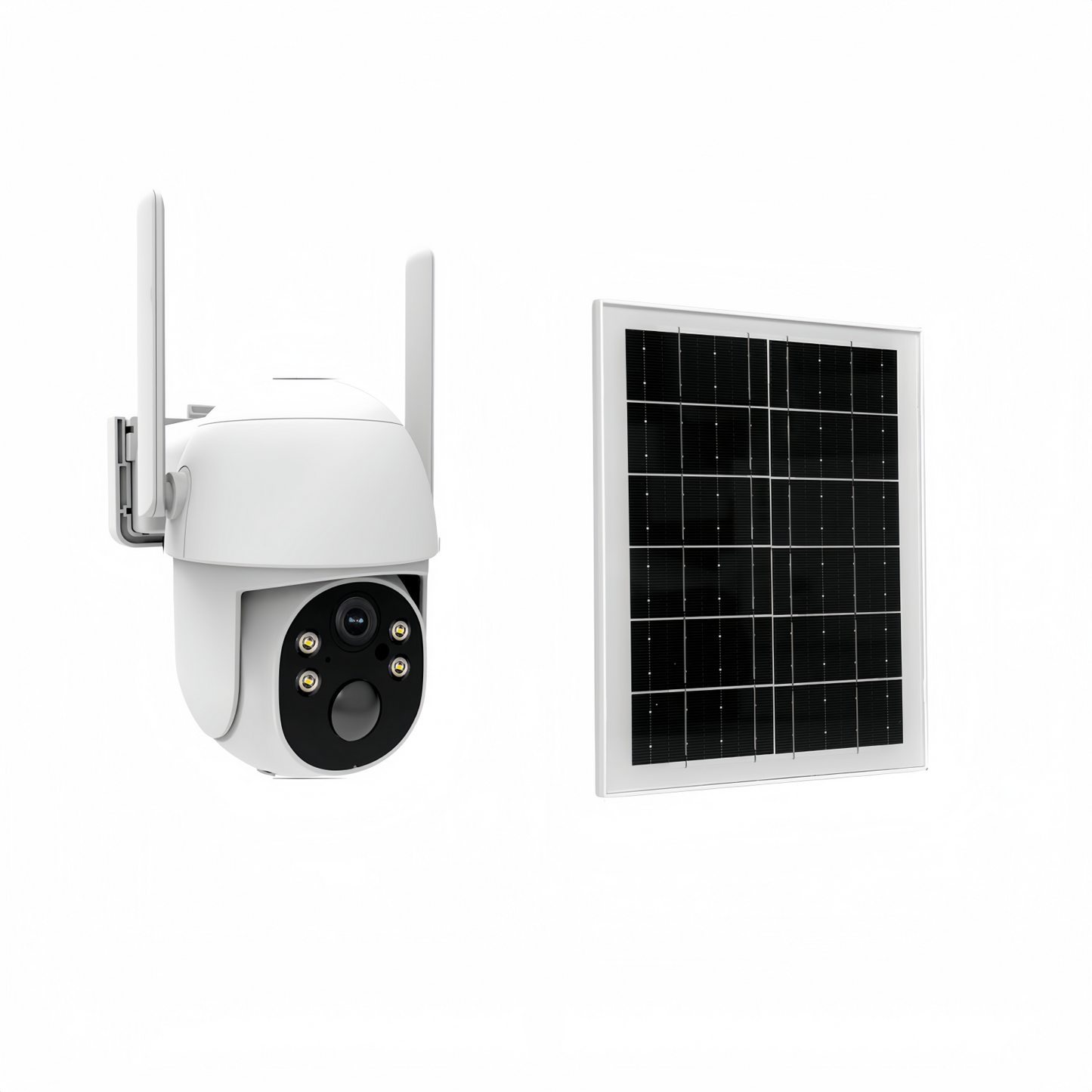 Solar 4G LTE Security Camera | 2K HD | AI Motion | IP65 | 360° Pan & Tilt | Two-Way Audio
