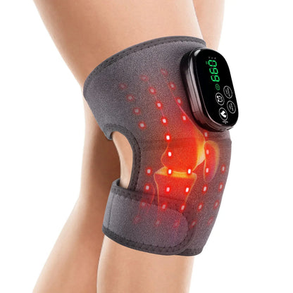 Red Light Therapy Wrap | 44 LEDs | 660nm & 850nm | 5 Heat Levels | 45–65°C | 3000mAh USB