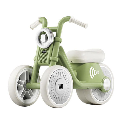 Kids Ride-On Motorcycle | Anti-Tip | Silent EVA Wheels | Light & Sound | Ages 1–6 | 30kg Max