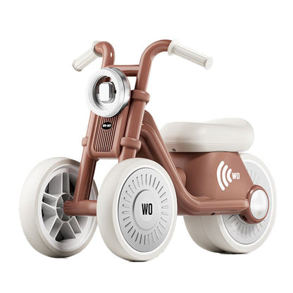 Kids Ride-On Motorcycle | Anti-Tip | Silent EVA Wheels | Light & Sound | Ages 1–6 | 30kg Max